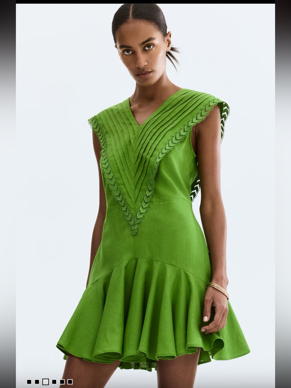 Linen-Blend dress